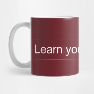 Learn you some CSS Mug